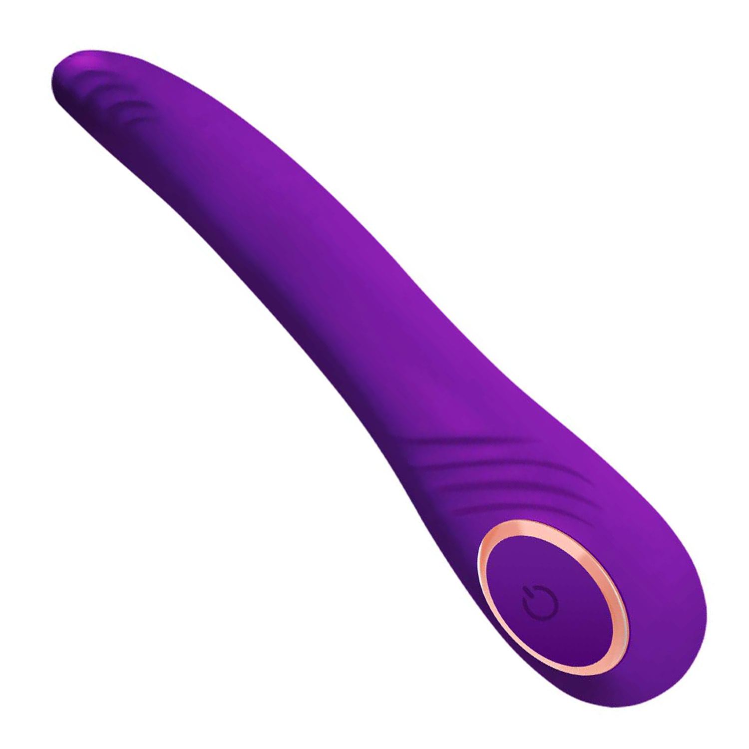 Vibrator met tong 118,9cm paars