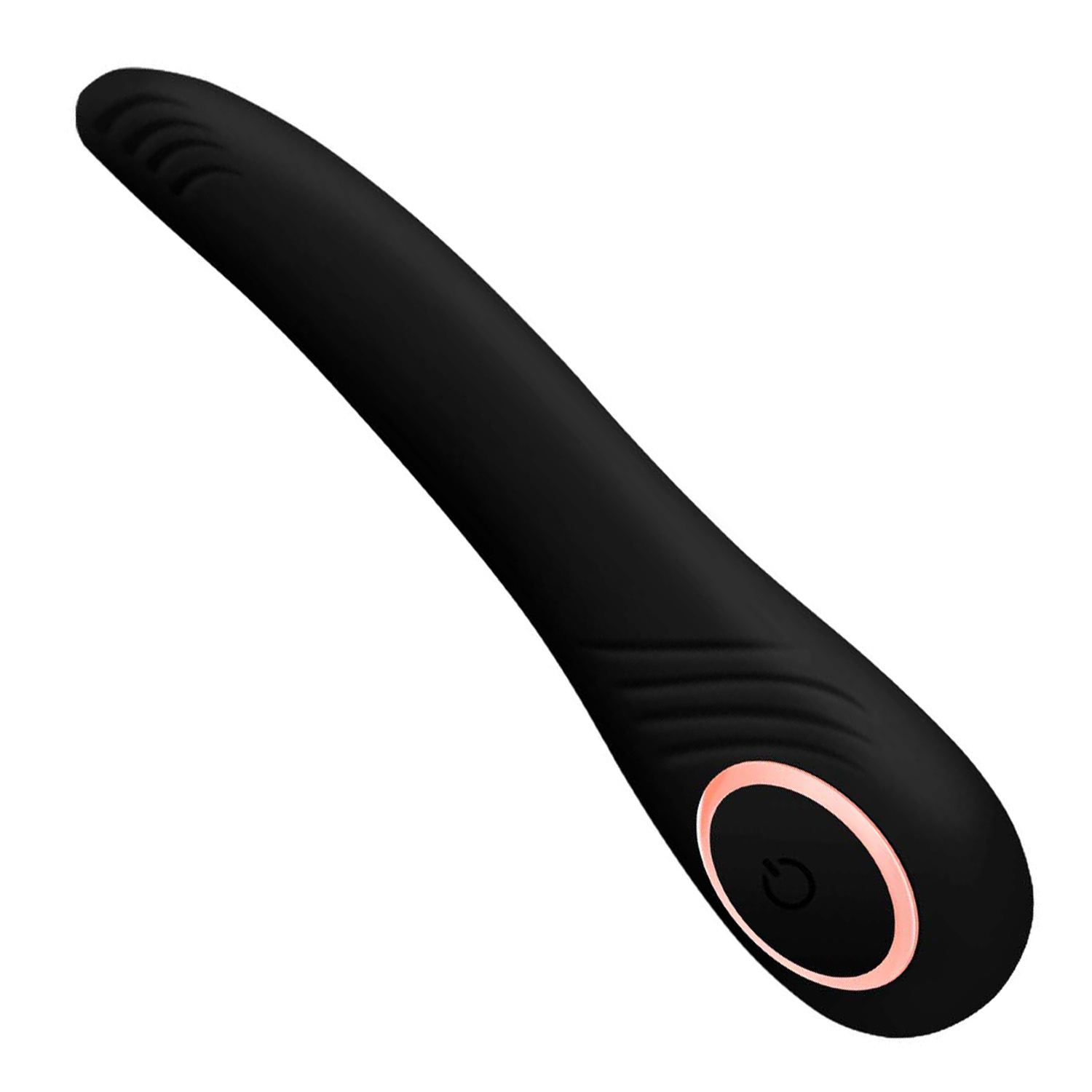 Vibrator met tong zwart 18,9cm