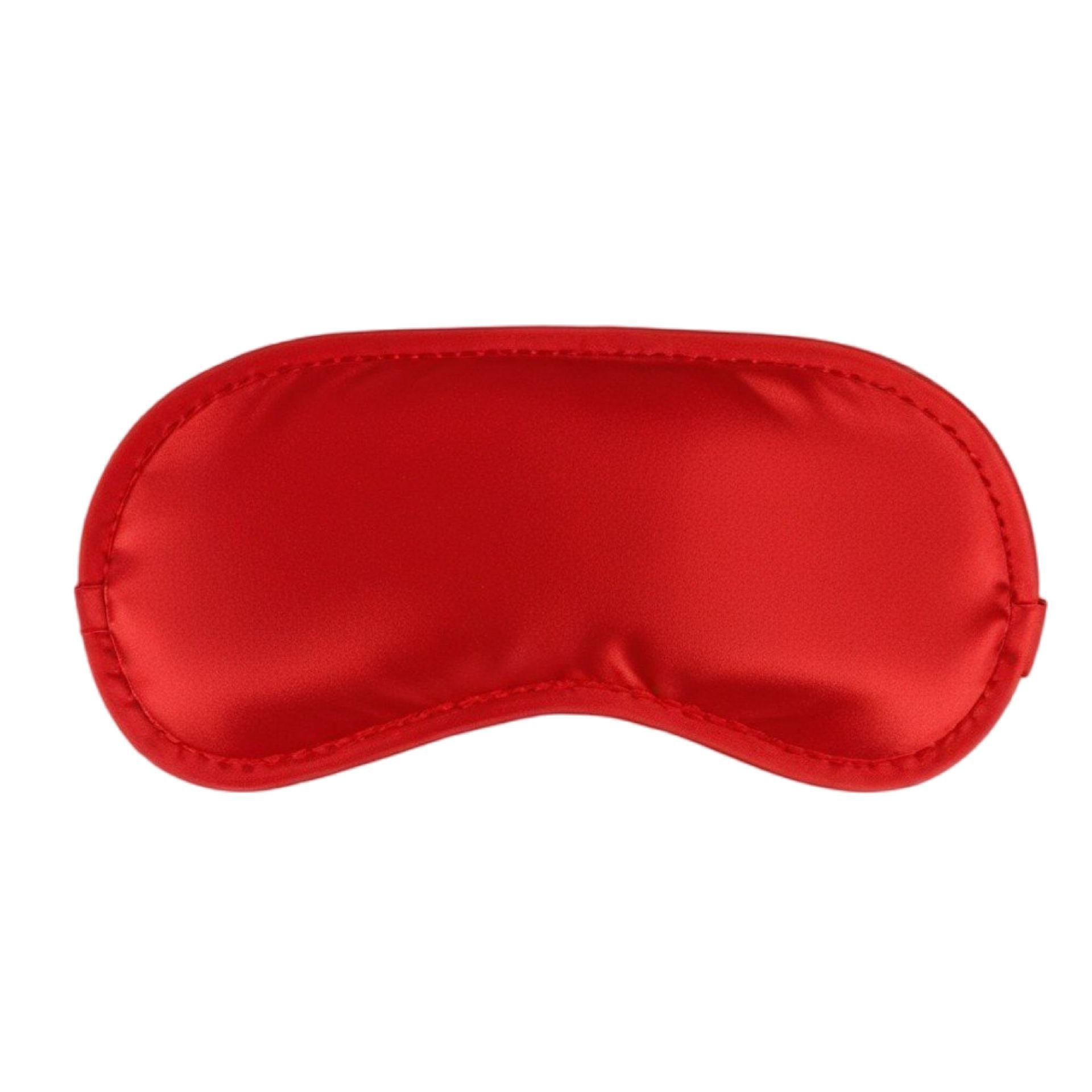 Satijnen blinddoek rood