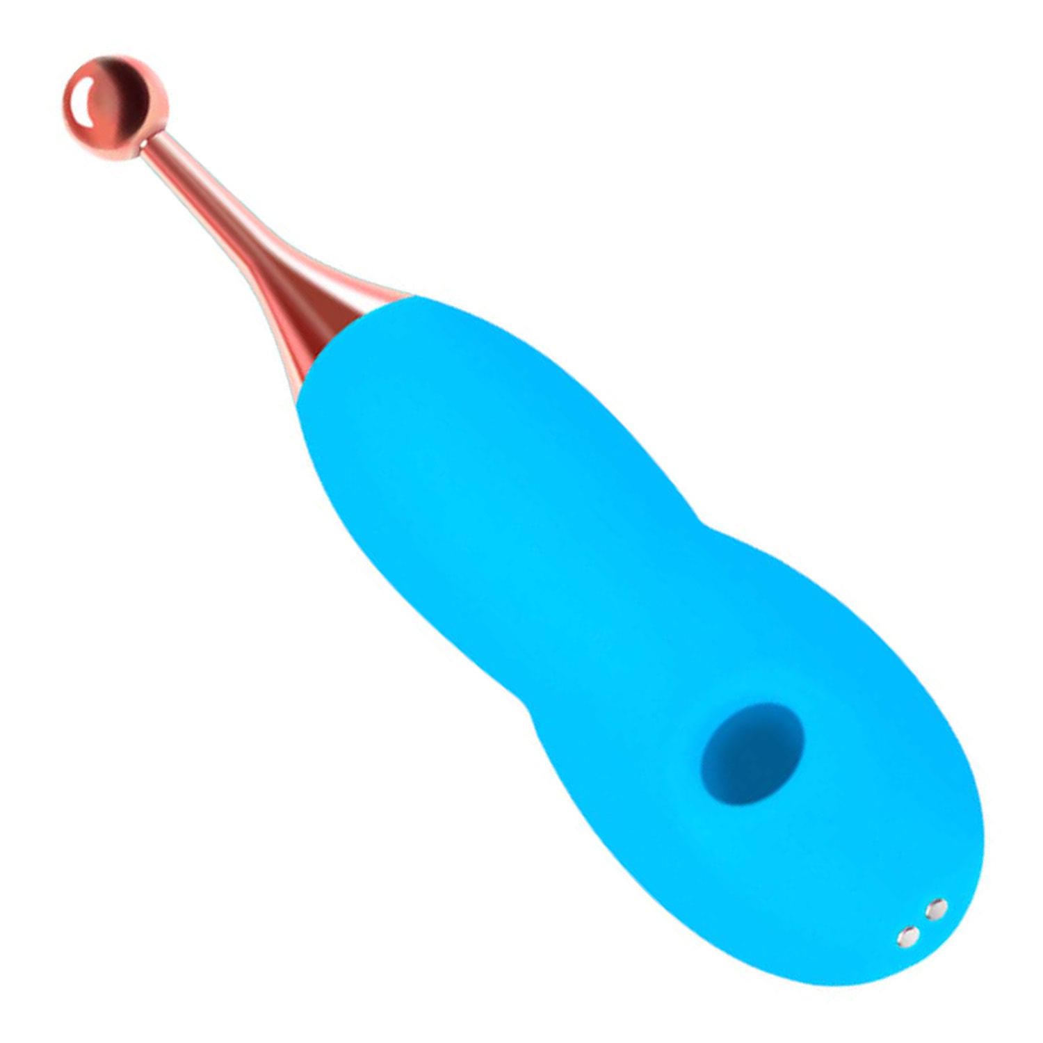 Luchtdruk vibrator 18,5cm blauw