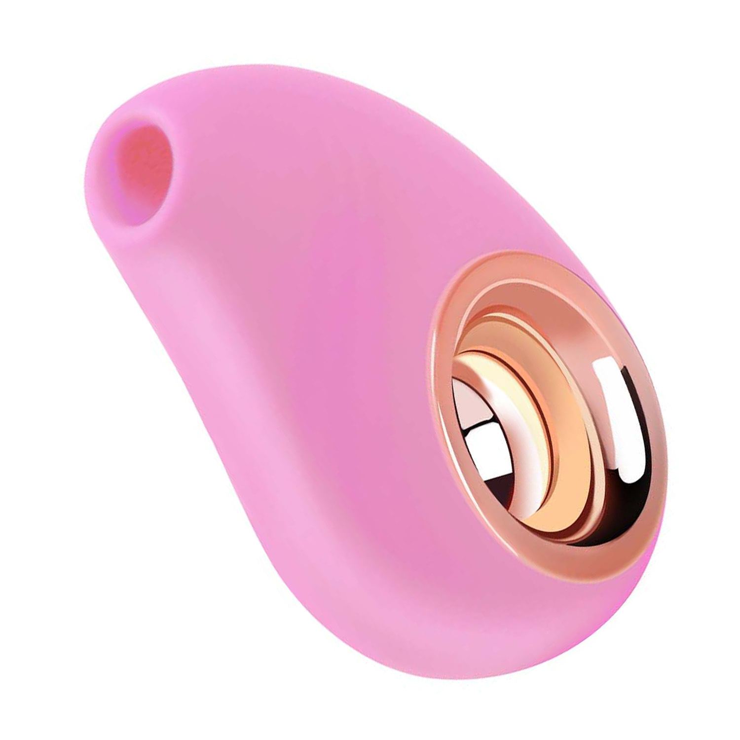 Luchtdruk vibrator vis 10,2cm roze