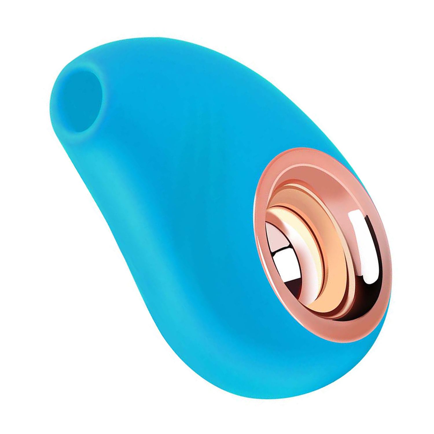 Luchtdruk vibrator vis 10,2cm blauw