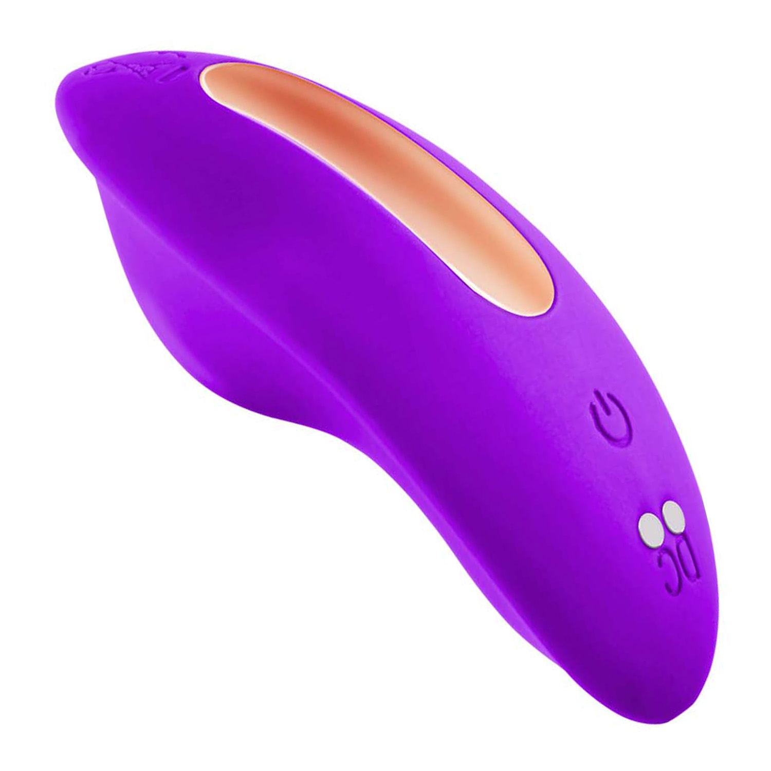 Draagbare vlinder vibrator met app paars