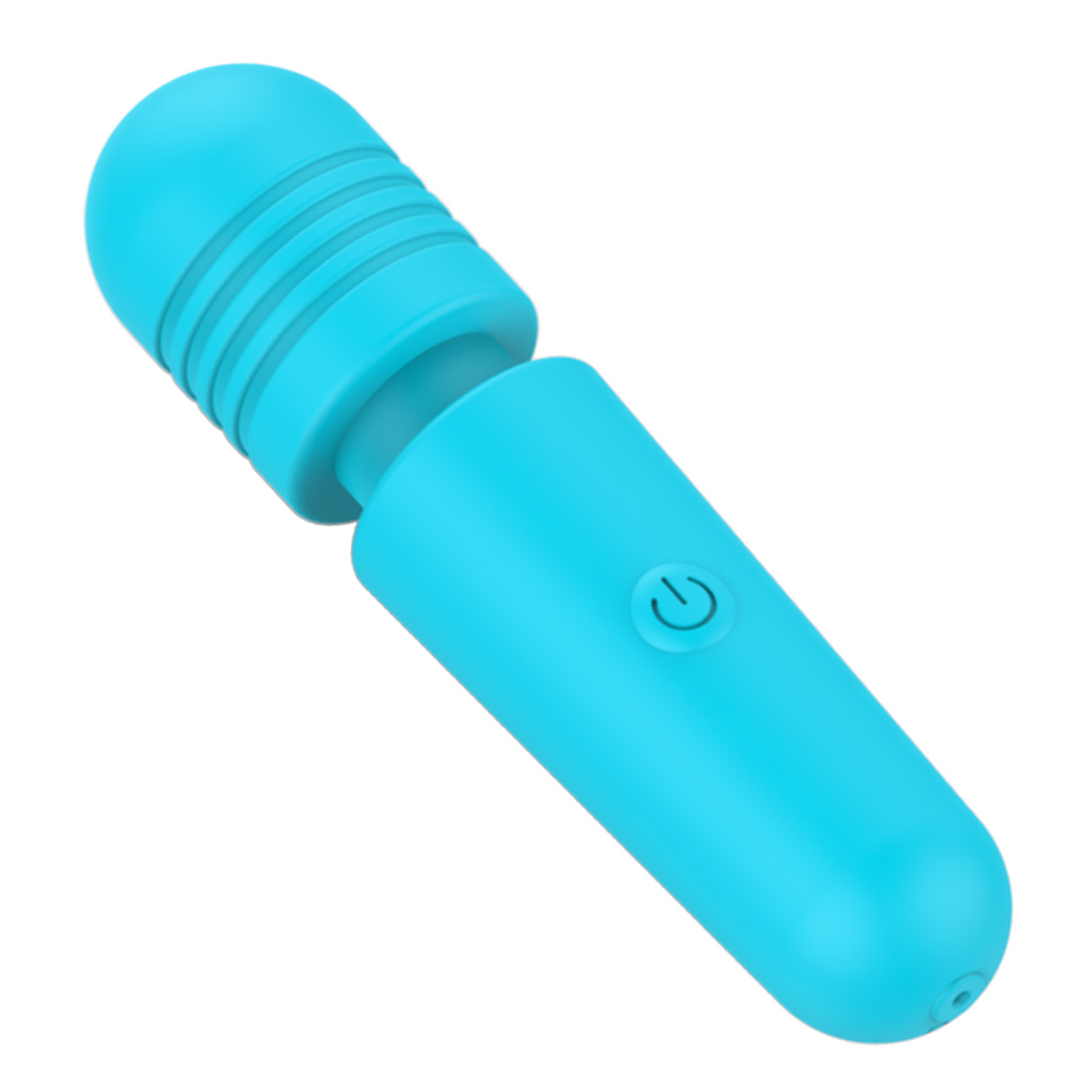 Blauwe wand vibrator 10cm