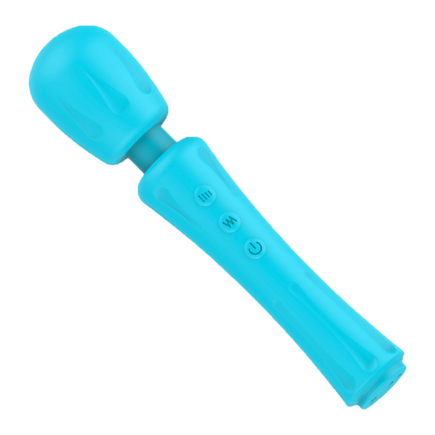 Wand vibrator 18,2cm lichtblauw