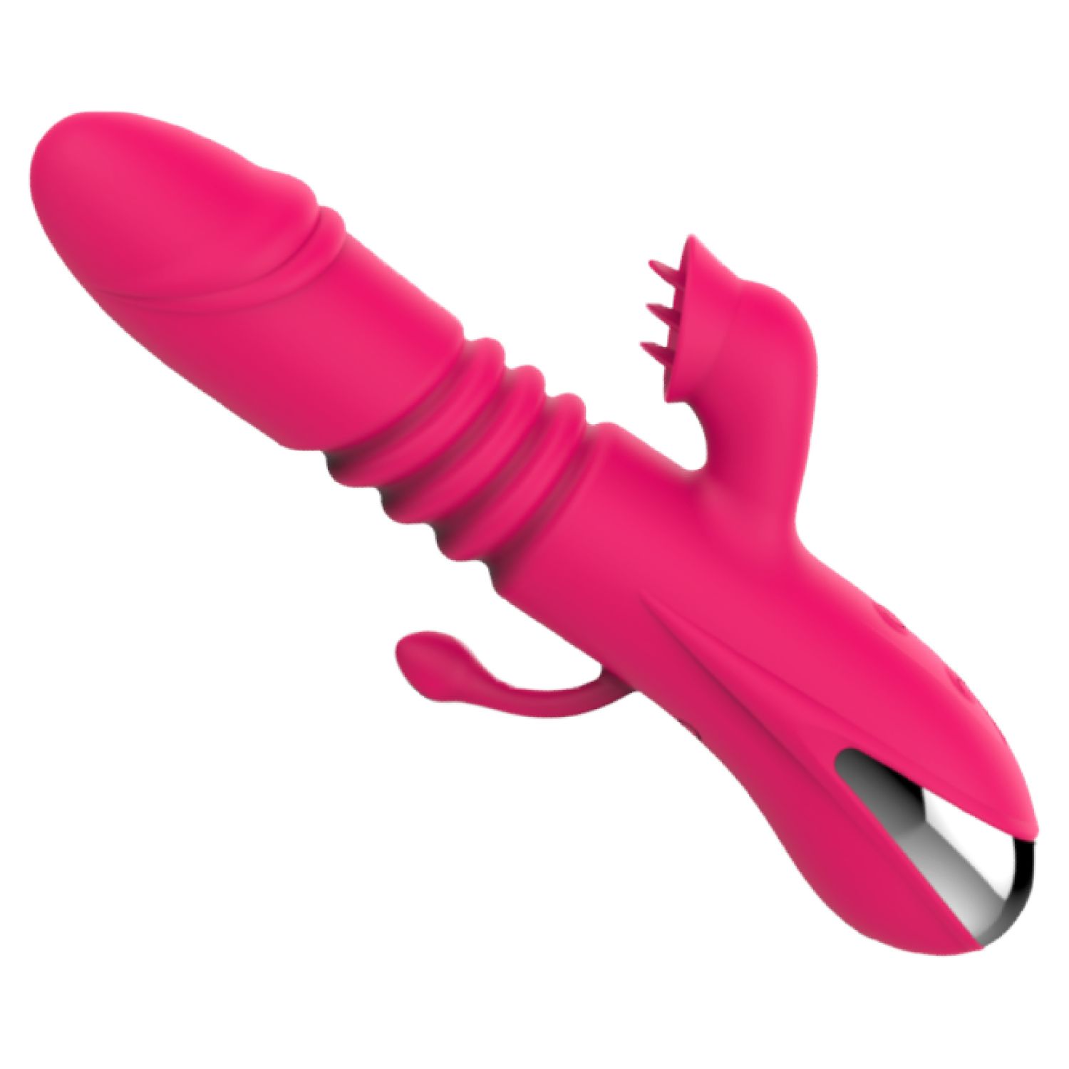 Stotende tarzan vibrator 19,5cm buttplug