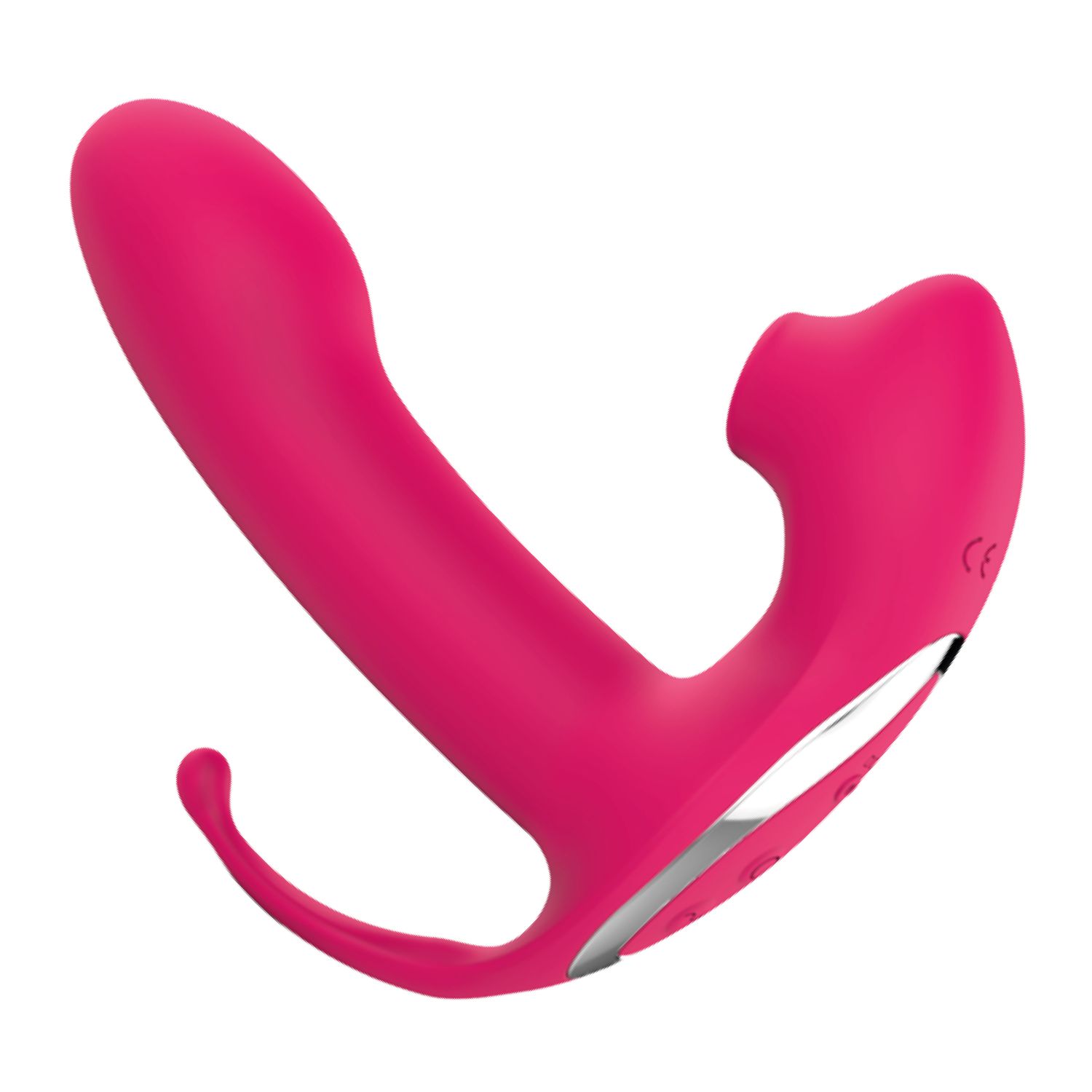 14,3cm dildo buttplug en luchtdruk vibrator