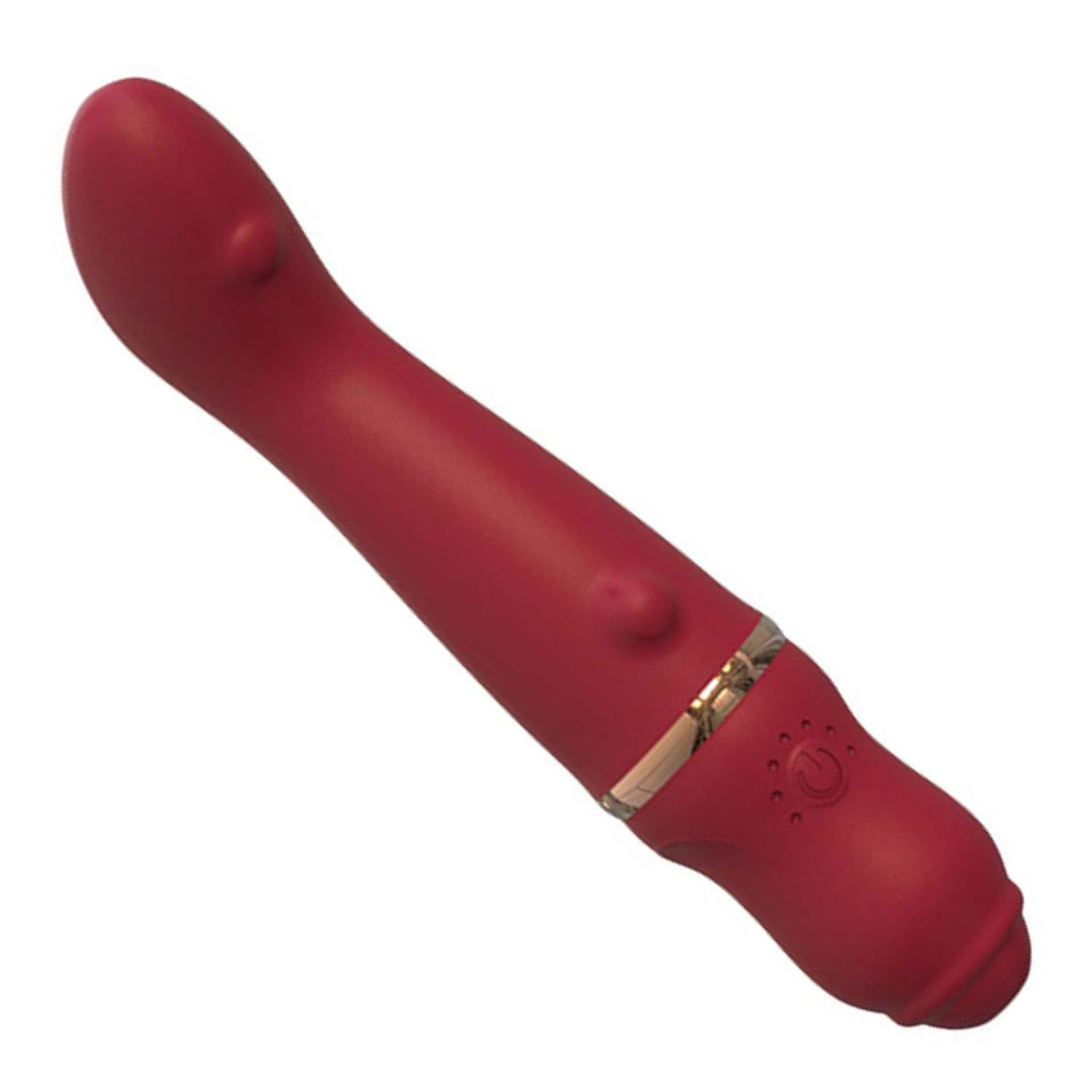 Vibrator vingervorm 19,8cm rood